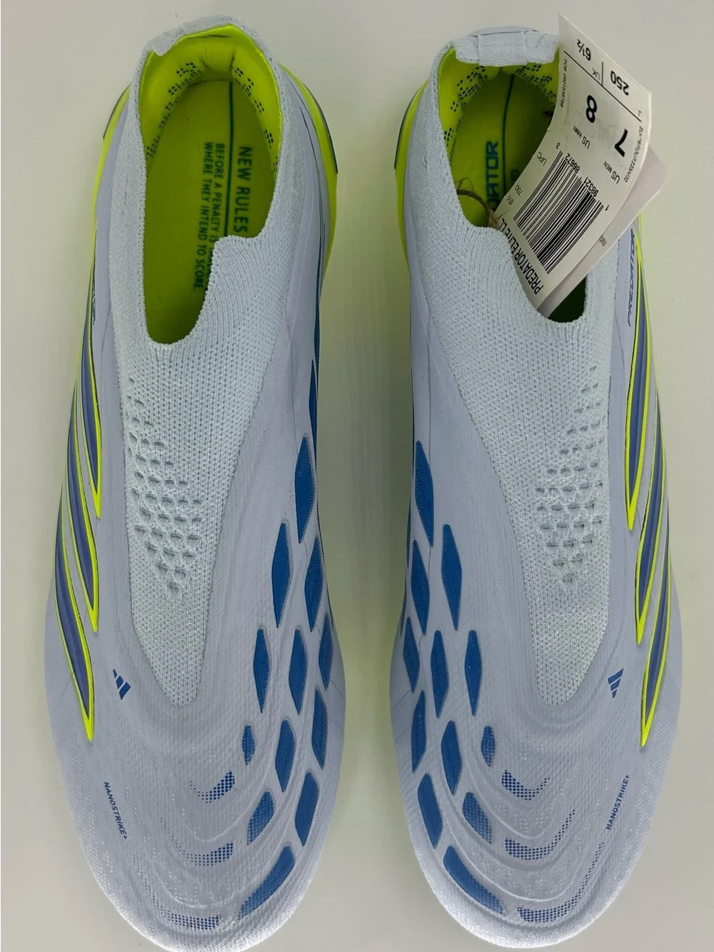 New Adidas Predator Elite Laceless FG Men’s Soccer Cleats Style JS0410